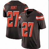 Nike Browns 27 Kareem Hunt Brown Vapor Untouchable Limited Jersey Dzhi,baseball caps,new era cap wholesale,wholesale hats